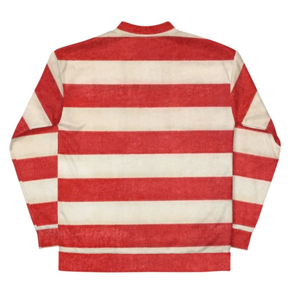 Vintage Flag of the United States of America Unisex Bomber Jacket - Picture 6 of 6